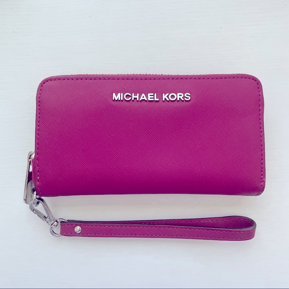 Pink Michael Kors Wallet Wristlet